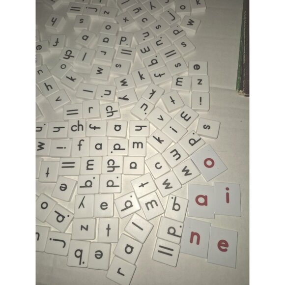 Alphabet Letter Tiles Plastic Educational Game Pieces 213 - Picture 1 of 7